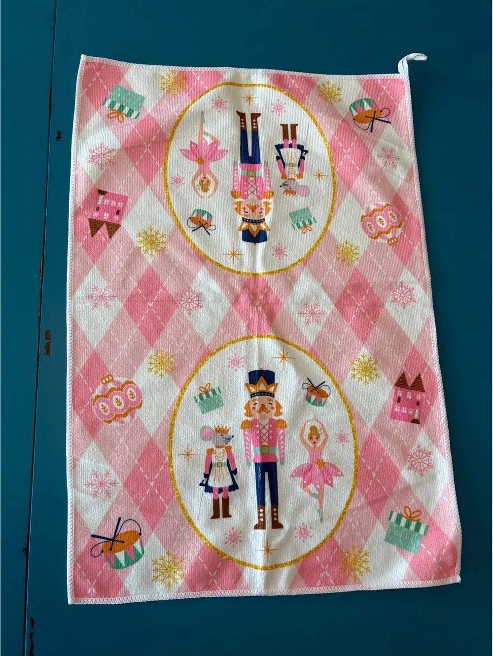 Set of 6 Christmas Nutcracker Themed Kitchen Towels, Quick-Dry Microfiber